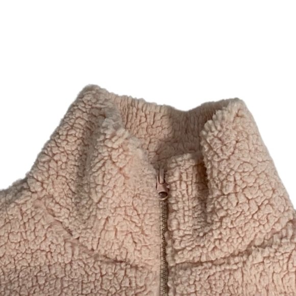 No Boundaries Teddy Style Cream Colored Jacket Size Juniors 11-13/Large - Picture 4 of 12